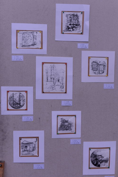 美術(shù)部綜合一班風(fēng)景寫生展覽暨影視美術(shù)道具置景服務(wù)展示